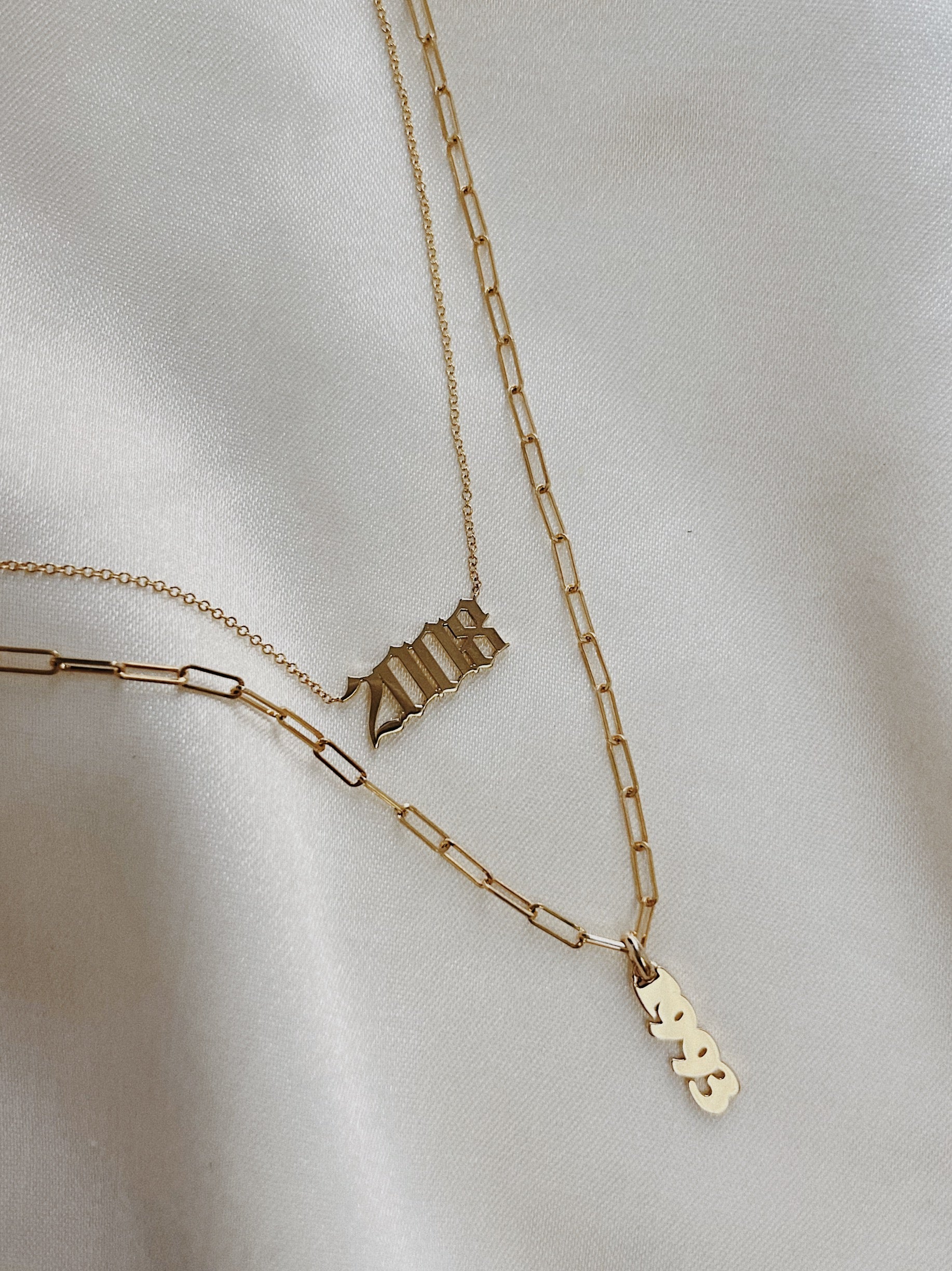 Zoe Lev Jewelry - 14k Gold Date Necklace
