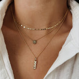 14k Gold Date Pendant Personalized Zoe Lev Jewelry