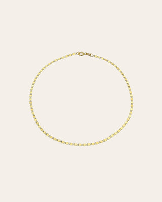 14k Gold Mirror Chain Bracelet