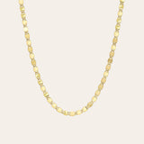 14k Gold Mirror Chain Link Necklace Chains Zoe Lev Jewelry