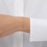 Small Diamond Bar Bracelet SAMPLE SALE Zoe Lev Jewelry