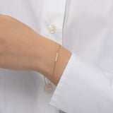 Small Diamond Bar Bracelet SAMPLE SALE Zoe Lev Jewelry