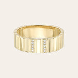 Small Diamond Cigar Bar Ring Zoe Lev Jewelry