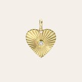 Small One Love Heart Pendant Zoe Lev Jewelry