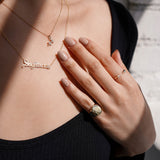 Diamond Zodiac Sign Pendant Personalized Zoe Lev Jewelry