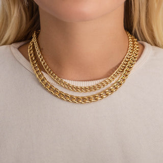 14K Large Miami Cuban Link Necklace