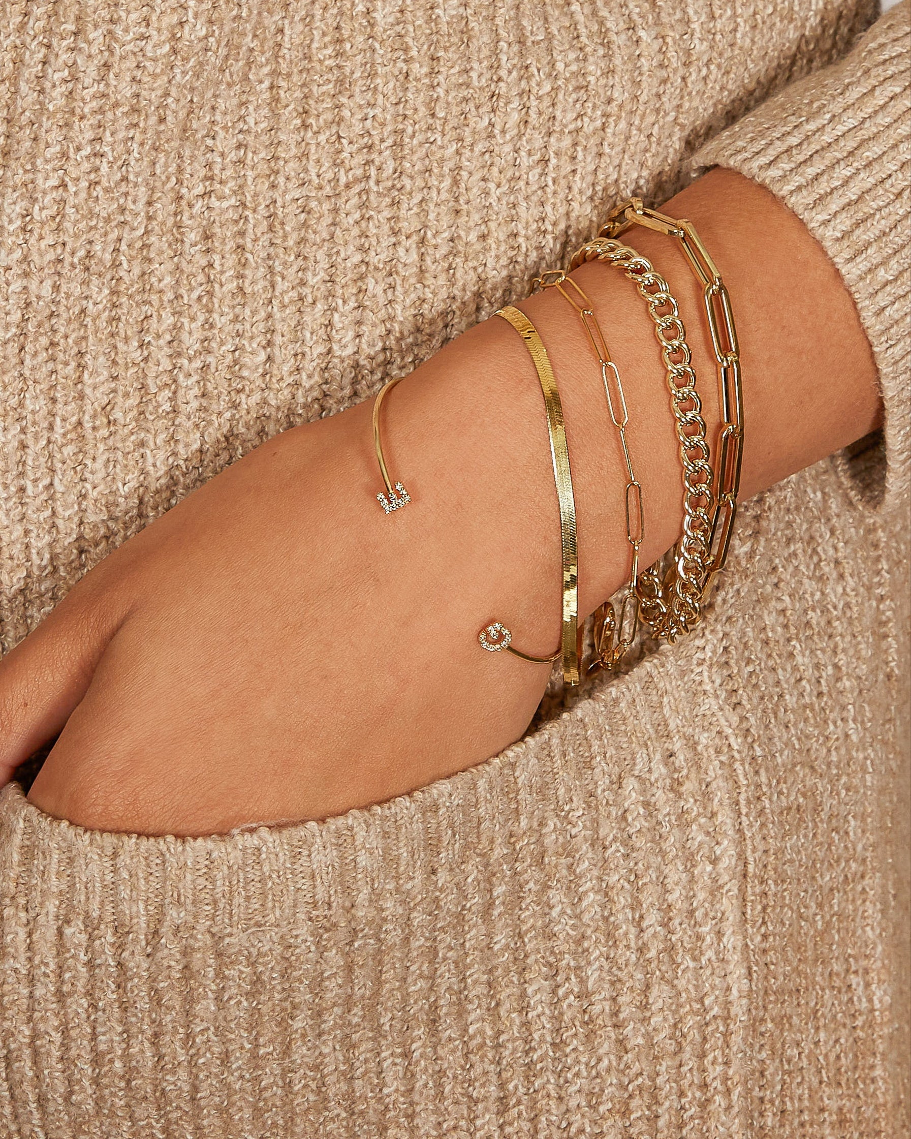 14k Gold Paper Clip Chain Bracelet Zoe Lev Jewelry