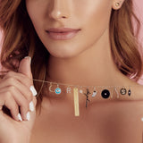 Diamond Moon Pendant SAMPLE SALE Zoe Lev Jewelry