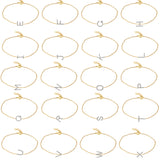 Diamond Initial & Bezel Bracelet Personalized Zoe Lev Jewelry