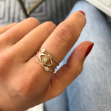 Bezel Diamond Ring - 3 SAMPLE SALE Zoe Lev Jewelry
