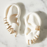 Diamond Bezel Hoop Earrings Hoops & Huggies Zoe Lev Jewelry