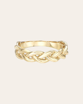 14k Gold Woven Band