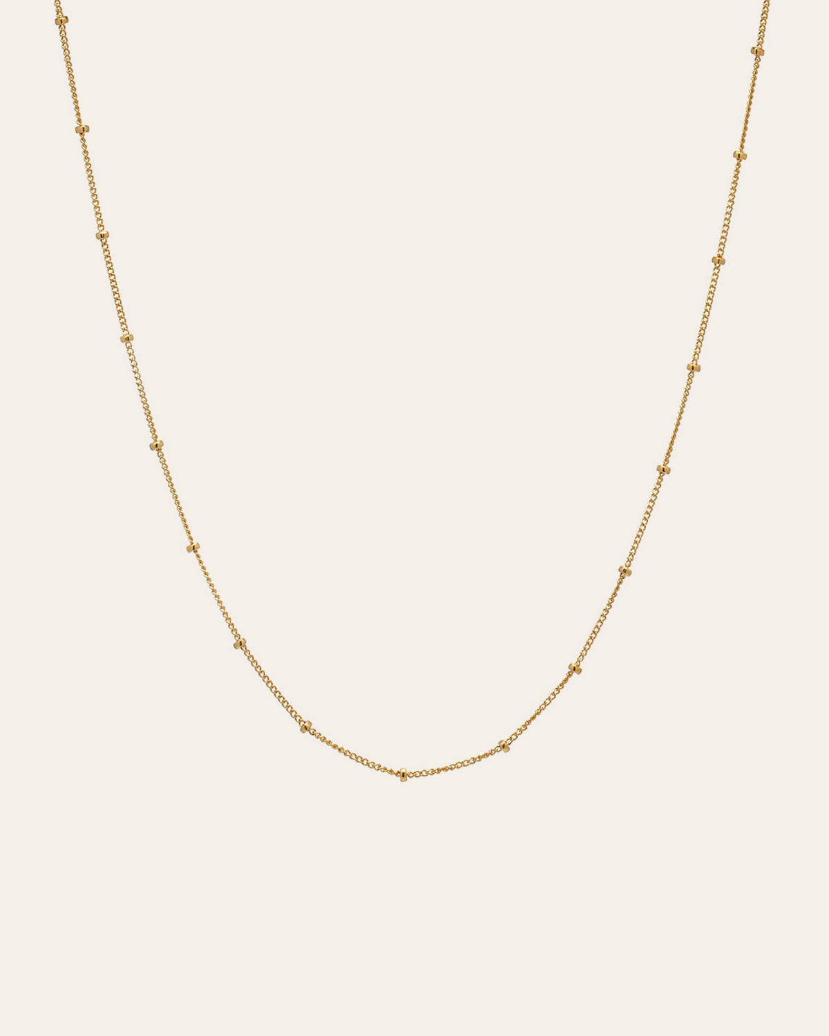 14k Gold Segment Chain Link Necklace