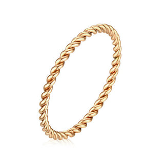 14k Gold Twist Band