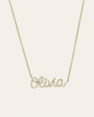 Diamond Name Necklace