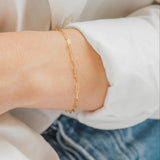 14k Gold Open Link Chain Bracelet Chains Zoe Lev Jewelry