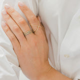 Rainbow Eternity Band - 4 SAMPLE SALE Zoe Lev Jewelry