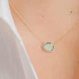 Diamond Labradorite Necklace Zoe Lev Jewelry