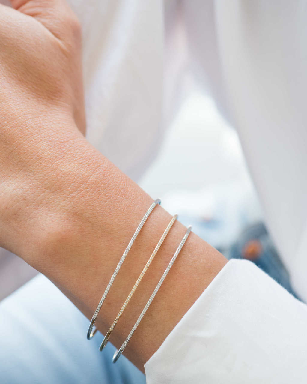 Pave Diamond Cuff Zoe Lev Jewelry