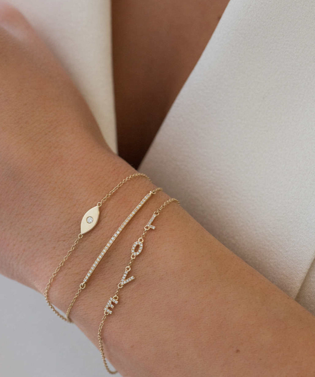 Diamond Bar Bracelet Zoe Lev Jewelry