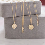 14k Gold Mama Pendant Zoe Lev Jewelry