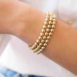 6mm Gold Bead Bracelet Zoe Lev Jewelry